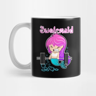 fitness girl, mermaid, gym girl, fitness Mug